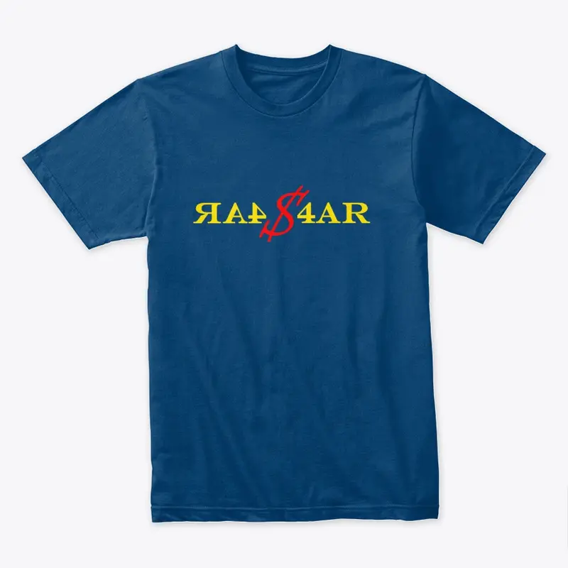 $4AR T-Shirt Cool Blue/Gold/Red